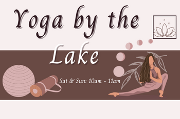 Yoga by the lake